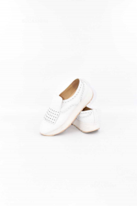 Shoes Woman White Perforated Geoxsize 40