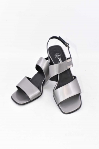 Sandals Woman Tucci Fashion Size 37 Grey New