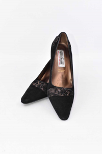 Pointed-toe Pump Woman Valleverde Black Size