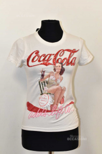 T-shirt Donna Coca Cola Fixdesign Tg M