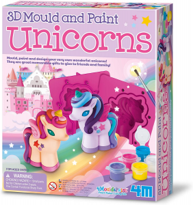 4M Modella & Dipingi Unicorni Glitter 3D 00-04770 