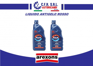 2Pz Liquido Antigelo Protettivo Radiatori Pluristagionale Arexons 8010 Rosso