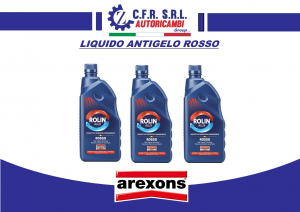 3Pz Liquido Antigelo Protettivo Radiatori Pluristagionale Arexons 8010 Rosso
