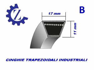 Cinghia Trapezoidale Industriale Sezione B 31 17X790