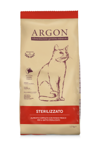 Argon_Crocchette gatto sterilizzato manzo fresco 1,5 Kg