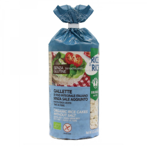 GALLETTE DI RISO SENZA SALE - senza glutine  100g  RICE & RICE