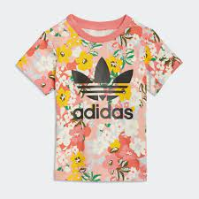 T-SHIRT  STAMPA FLOREALE ADIDAS GN2262