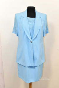 Jacket + Dress Woman Light Blue Bagatelle Size.48