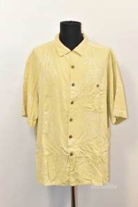 Shirt Man Island Republic In 100% Silk Size .xx L