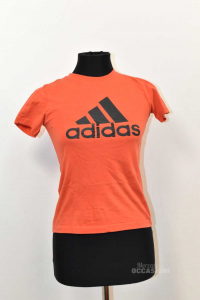 T-shirt Boy Adidas Orange 10 Years,cotne