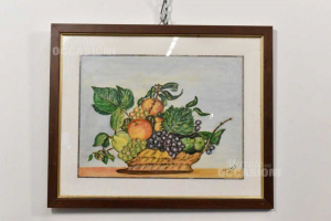 Painting Painted Fruit Basketball Author Biasissi 54x44 Cm