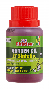 olio garden rhutten 2t sintetico 100ml
