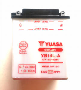 BATTERIA YUASA YB14L-A 12 VOLT
