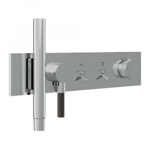 2-way thermostatic mixer with hand shower Watt Treemme