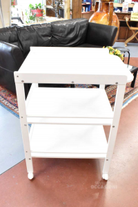 Wooden Changing Table Of Spruce White Made In Germany