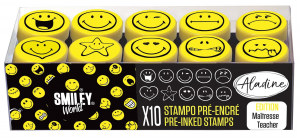 CreativaMente Stampo Timbri Smiley Faccine 10 pz