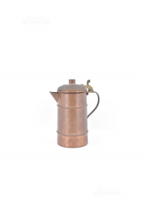 Teapot In In Copper With Handle 20 Cm