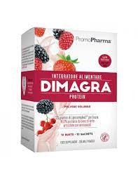 Dimagra protein polvere solubile frutti rossi 10bust