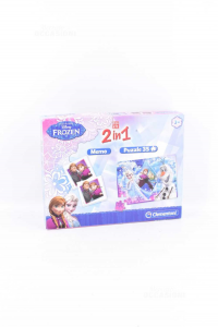 Gioco Frozen 2 In 1 Memo E Puzzle