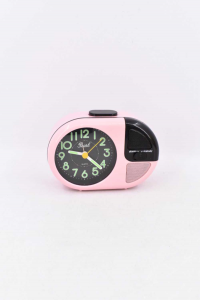 Allarm Clock Vintage Pearl Pink 15x10 Cm