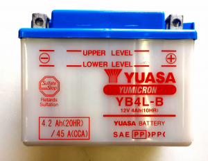 BATTERIA YUASA YB4L-B 12 VOLT