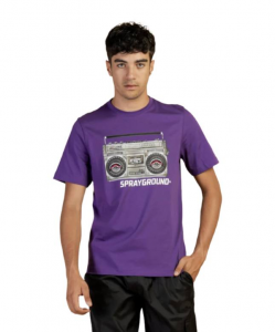 T-Shirt Sprayground Stereo Purple