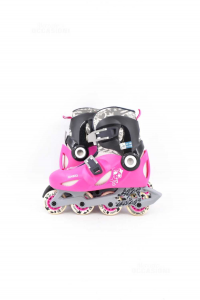 Inline Skates Girl Pink Orxylane Size 34 To 36 Cm