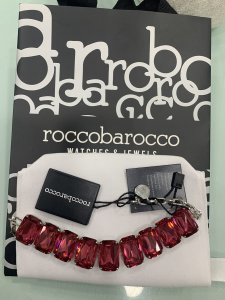 Bracciale Rocco Barocco con cristalli fucsia ROJ138