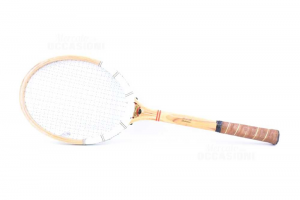 Racchetta Da Tennis Vintage In Legno Multyply Super