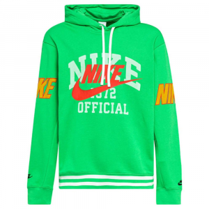 Nike Felpa French Terry Pullover Hoodie Green