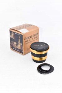 Ziel Groß Eckig 0.42xaf Macro Lens Gold Zeile