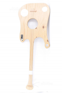Guitar Toy In Wood Good Black Is Back 85 Cm