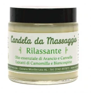 Candela da Massaggio - Rilassante con Arancio Amaro e Cannella