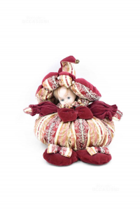 Collection Doll In Fabric Bordeauxxstriped