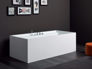 Wall-mounted bathtub Pool Maxi Nic design 