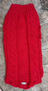 MAGLIONCINO invernale in lana colore rosso taglia 37