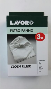 LAVOR kit 3 filtri in panno