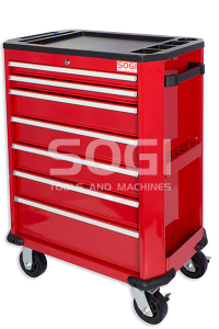 Carrello portautensili cassettiera SOGI X2-04-4 completa di 180 utensili per officina professionali