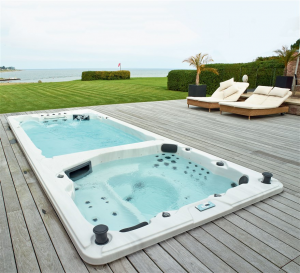 Hot tub with countercurrent swimming Saint-Tropez Treesse