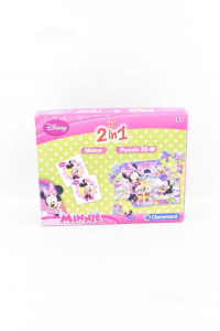 Puzzle And Memory Pink Disney