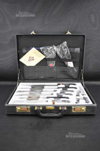 Briefcase Set Knives And Cutlery New