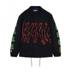 OCTOPUS Giacca Coach Jacket Dripper Black 