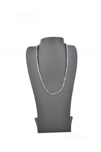 Halskette Perlen Schwarz Von Venezuela 45 Cm