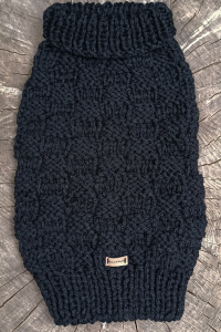  MAGLIONCINO invernale nero di lana taglia 32