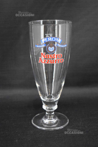 Glasses Beer Nastro Light Blue 0,4 L Glass 6 Pieces
