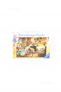 Puzzle Ravensburger 200 Pezzi Pinocchio E Geppetto