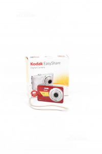 Macchina Fotografica Kodak Easy Share Rossa M340 Scatola Istruzioni Cavi Scheda Sd 2gb