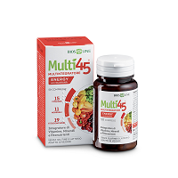 Multi 45 - integratore alimentare completo di Vitamine, Minerali ed estratti Vegetali bio