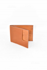 Wallet Man Piquadro Orange 12x9.5 Cm