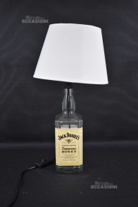 Lamp Botle Jack Daniels White (defect Lampshade)